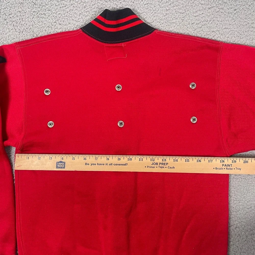 True Vintage 60s Champion University Varsity Jacket Mens M Red College‎ USA